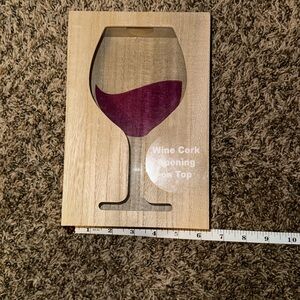 MODERN EXPRESSION WINE CORK BOX
